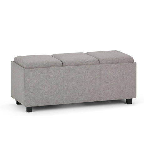 Avalon - Upholstered Storage Ottoman - Furniture Home Direct