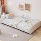 Upholstered Daybed, Sherpa Fabric Sofabed With Cloud-Shaped Backrest - Furniture Home Direct