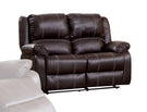 Zuriel - Synthetic Leather Recliner Loveseat - Furniture Home Direct