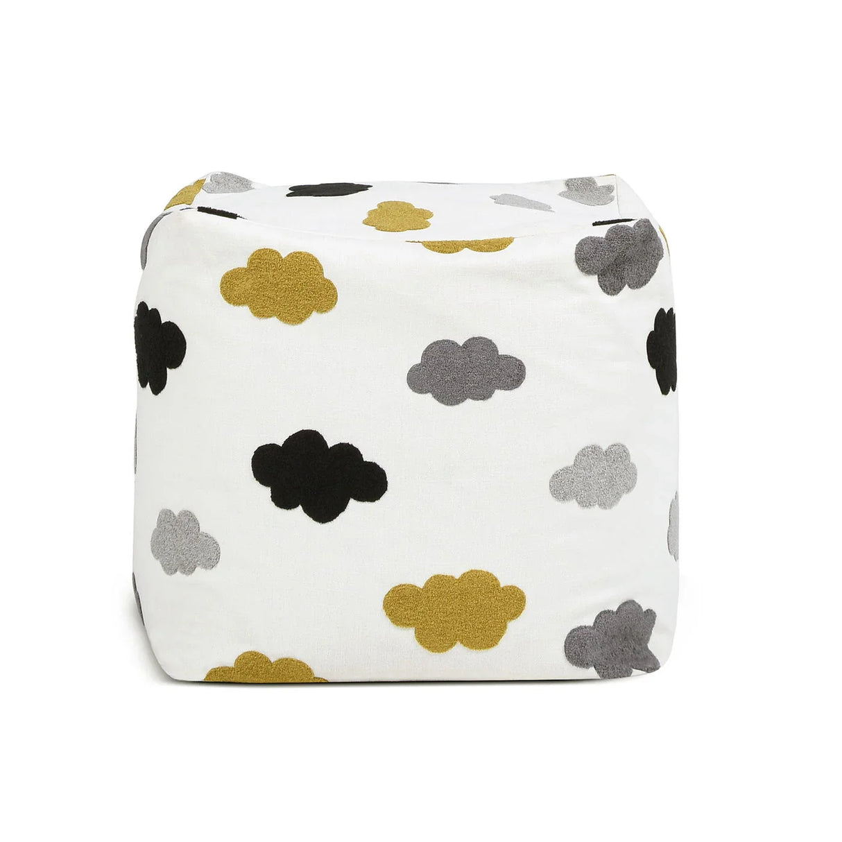 Pouf Luxury Oversized Bean Bag Cube Ottoman - Furniture Home Direct