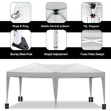 10'X20' Folding Canopy With 6 Removable Sidewalls Outdoor Event Shelter UPF 50+ Gazebo Portable Tents For Parties Beach Camping Wedding Ez Pop Up Canopy - Furniture Home Direct