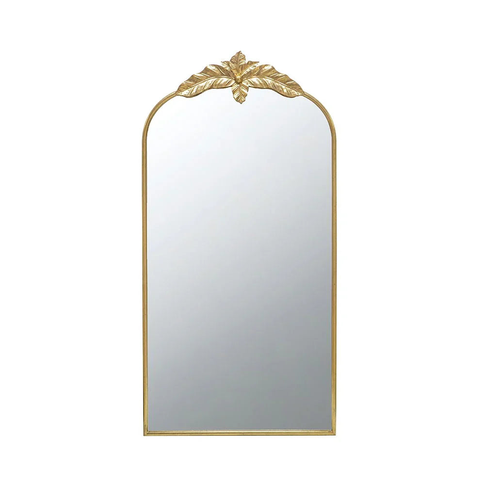 Arched Wall Mirror With Metal Frame, Wall Mirror For Living Room - Furniture Home Direct