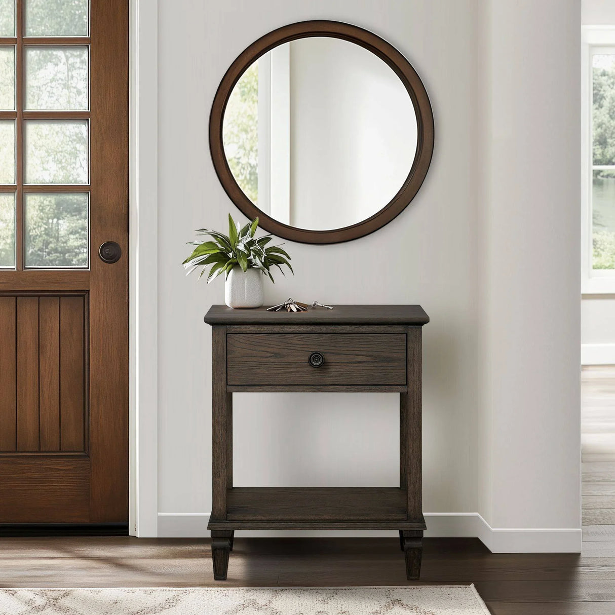 Victoria - Bedside Table With Drawer And Shelf - Furniture Home Direct