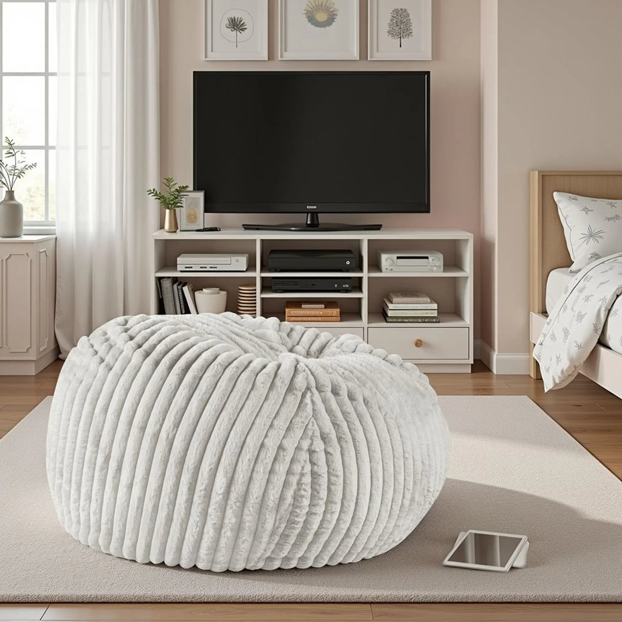 Sky Luxe - Minky Memory Foam Lounger - Furniture Home Direct