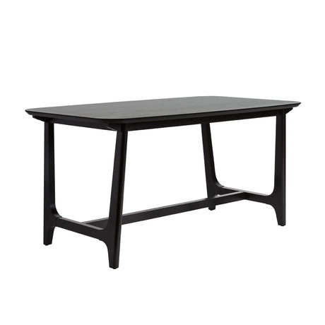 Mid-Century Modern Dining Table With Trestle Base - Furniture Home Direct