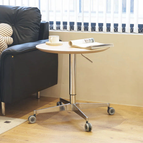 Movable, Adjustable, 360 Swivel Table With Star Base - Furniture Home Direct