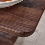 Coffee Table Modern Rectangular Walnut Finish Walnut - Furniture Home Direct