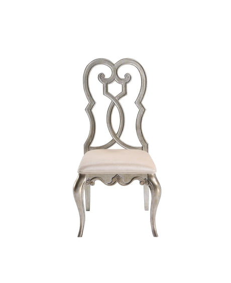Esteban - Side Chair (Set of 2) - Antique Champagne - Furniture Home Direct