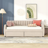 Upholstered Daybed With Slat Support - Furniture Home Direct
