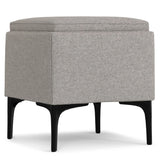 Natasha - Multifunctional Storage Ottoman With Tray - Furniture Home Direct