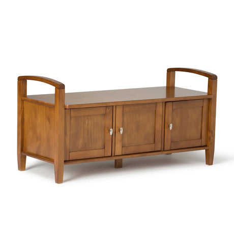 Warm Shaker - Handcrafted Entryway Storage Bench - Furniture Home Direct