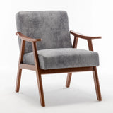 Accent Chair, Classic Mid Century Modern For Extra Seating - Furniture Home Direct