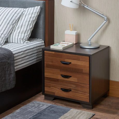 Eloy - Accent Table - Walnut / Espresso - Furniture Home Direct