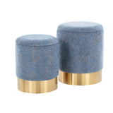 Marla - Contemporary Nesting Ottoman Set - Furniture Home Direct