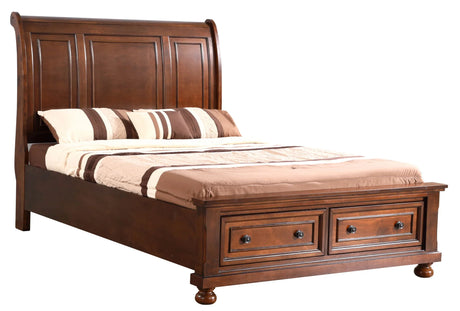 Meade - Sleigh Bed - Furniture Home Direct