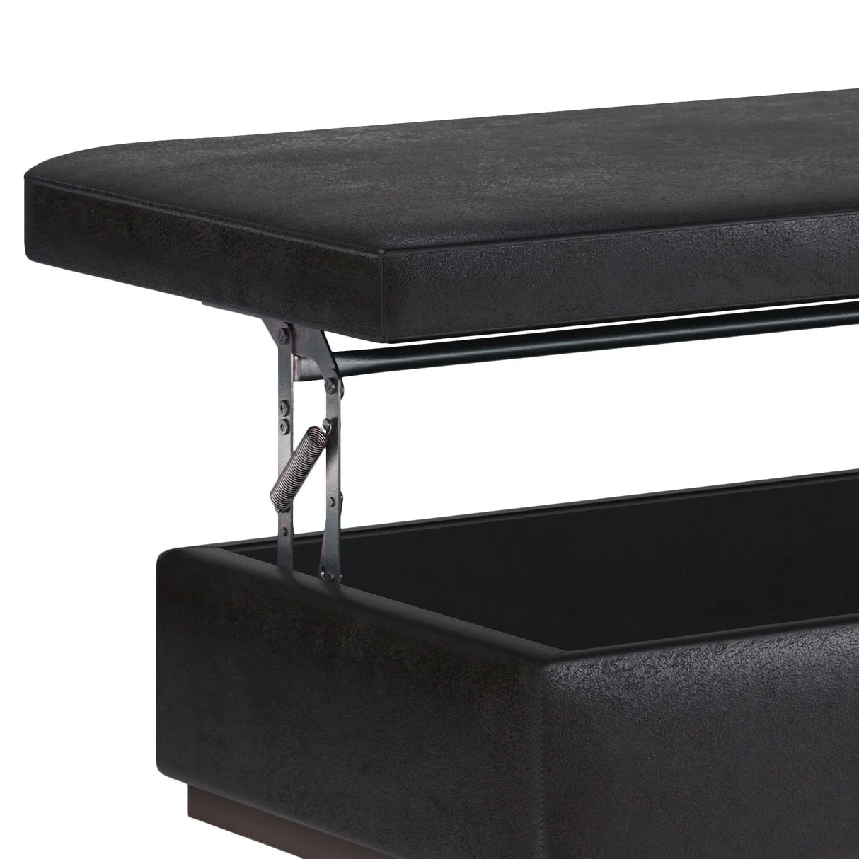 Owen - Lift Top Large Coffee Table Storage Ottoman, Mid Century Style - Furniture Home Direct