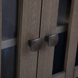 Bedford - Low Storage Media Cabinet - Farmhouse Gray - Furniture Home Direct