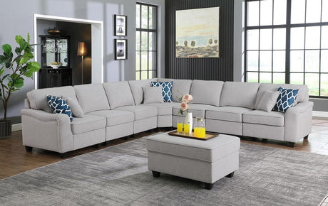 Leo - Comfor Modular Sofa And Ottoman - Furniture Home Direct