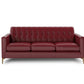 Mid-Century Tufted Leather Sofa - Furniture Home Direct
