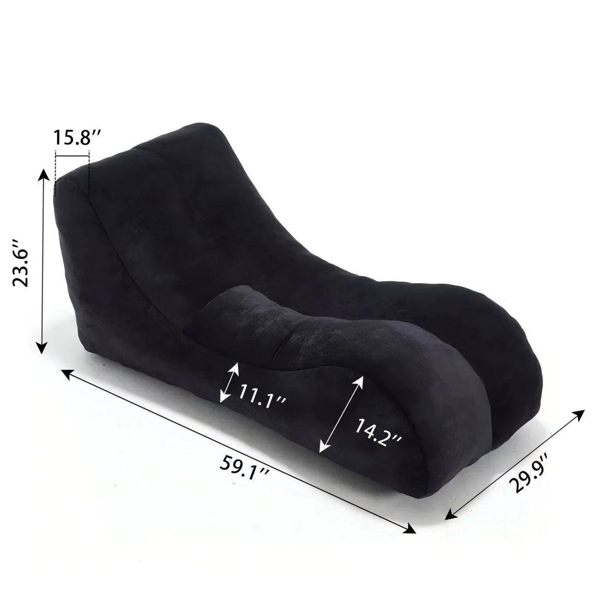 Creative Bean Bag Sofa Chair With High Quality Sponge Filling - Furniture Home Direct