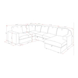 Melody - Sectional Sofa With Plush Cushioning - Furniture Home Direct