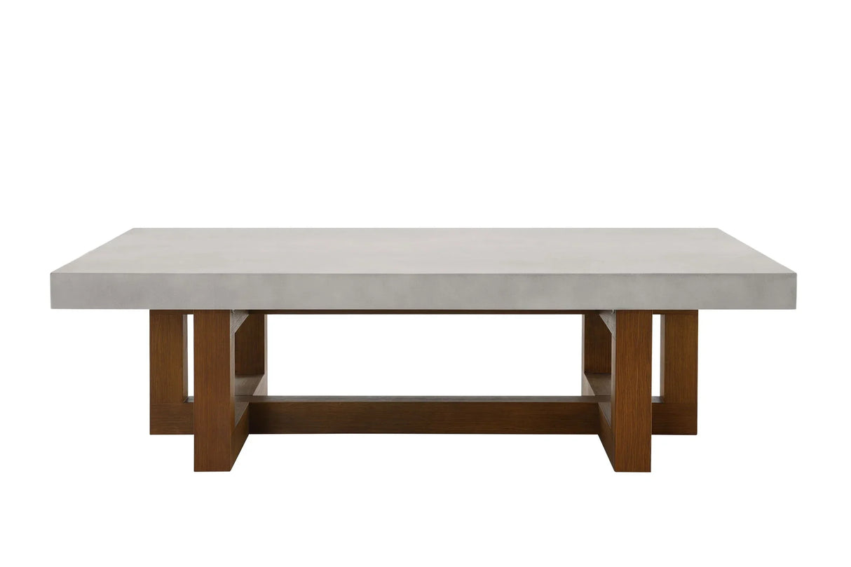 Keven - Faux Concrete Top Table - Furniture Home Direct