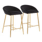 Matisse - Glam Counter Stool (Set of 2) - Furniture Home Direct