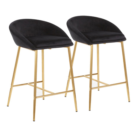 Matisse - Glam Counter Stool (Set of 2) - Furniture Home Direct