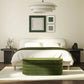 Fuji - Upholstered Oval Storage Bench - Furniture Home Direct