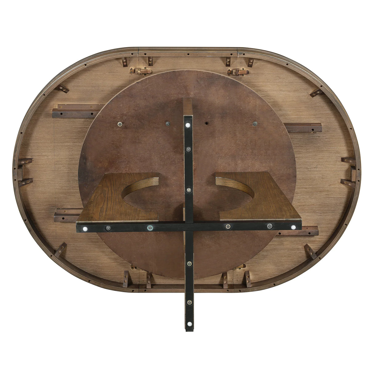 Dining Set Round Table With Four Upholstered Chairs Walnut - Furniture Home Direct