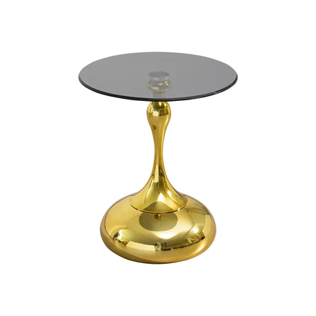 Modern Minimalist Coffee Table With Steel Legs And Tempered Glass Top - Furniture Home Direct