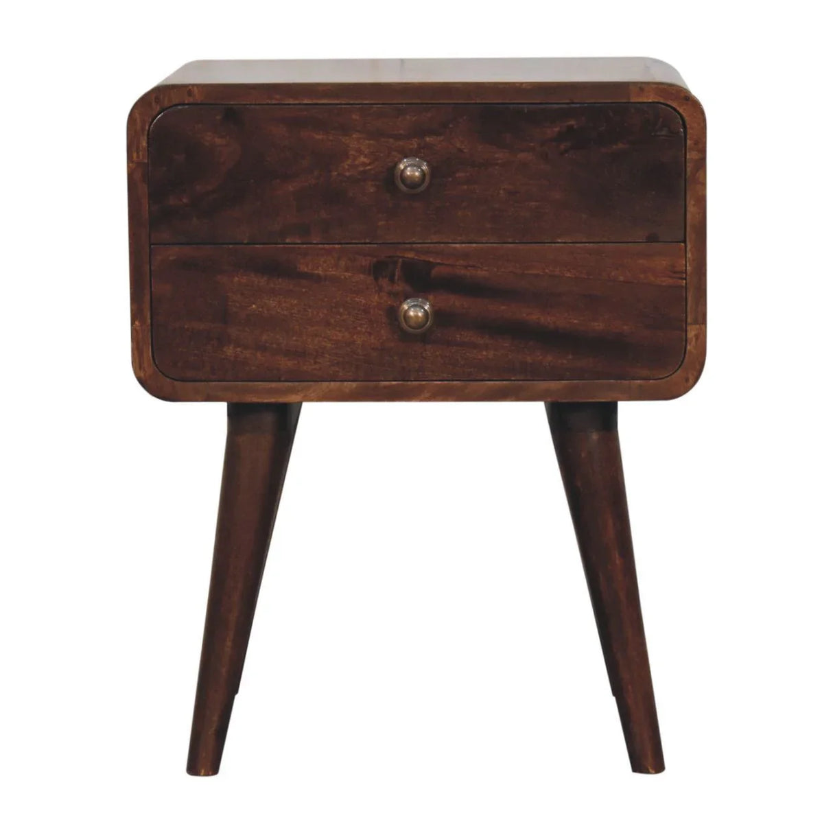 Curved Nightstand, - Furniture Home Direct