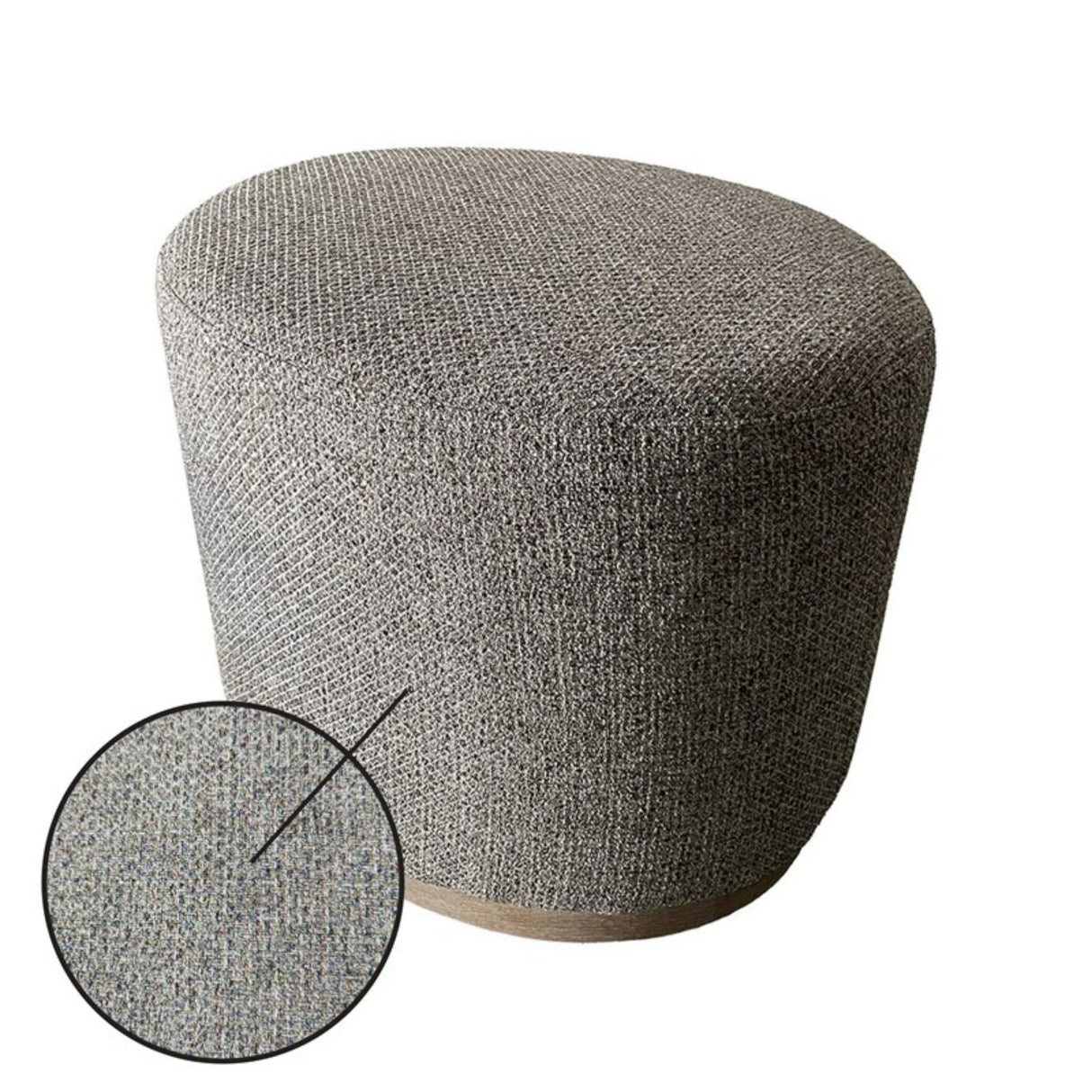 Oval Accent Ottoman - Brown - Furniture Home Direct