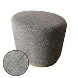 Oval Accent Ottoman - Brown - Furniture Home Direct