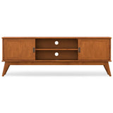 Draper - Handcrafted Mid Century Low TV Media Stand - Furniture Home Direct