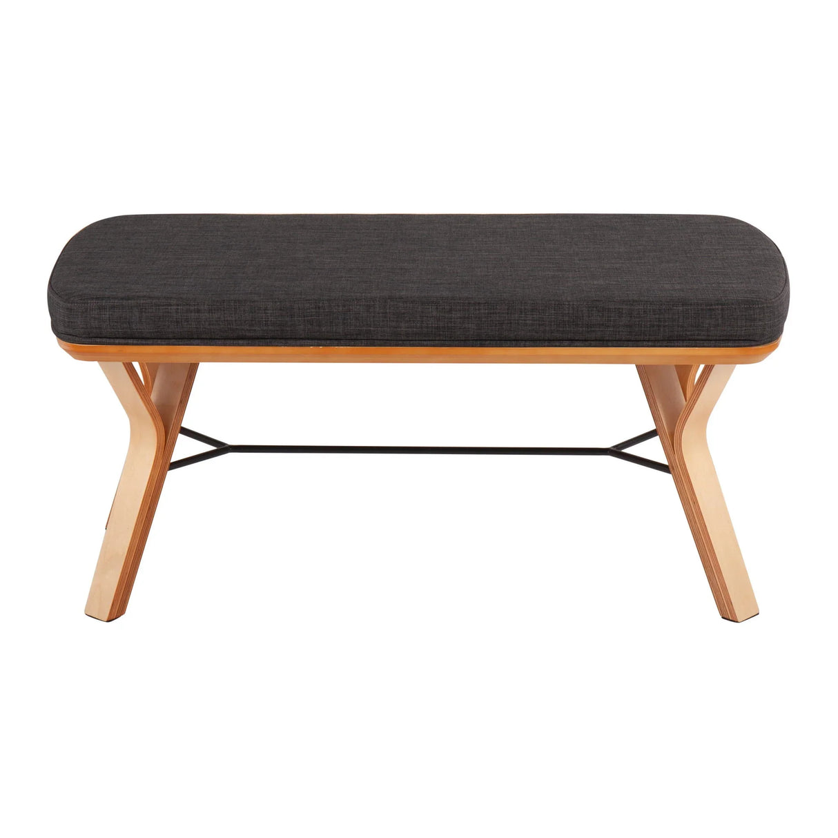 Folia - Mid Century / Modern Bench - Furniture Home Direct