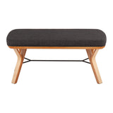 Folia - Mid Century / Modern Bench - Furniture Home Direct