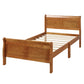 Platform Bed Frame Mattress Foundation Sleigh Bed With Headboard / Footboard / Wood Slat Suppor - Furniture Home Direct