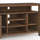 Amherst - TV Media Stand - Rustic Natural Aged Brown - Furniture Home Direct