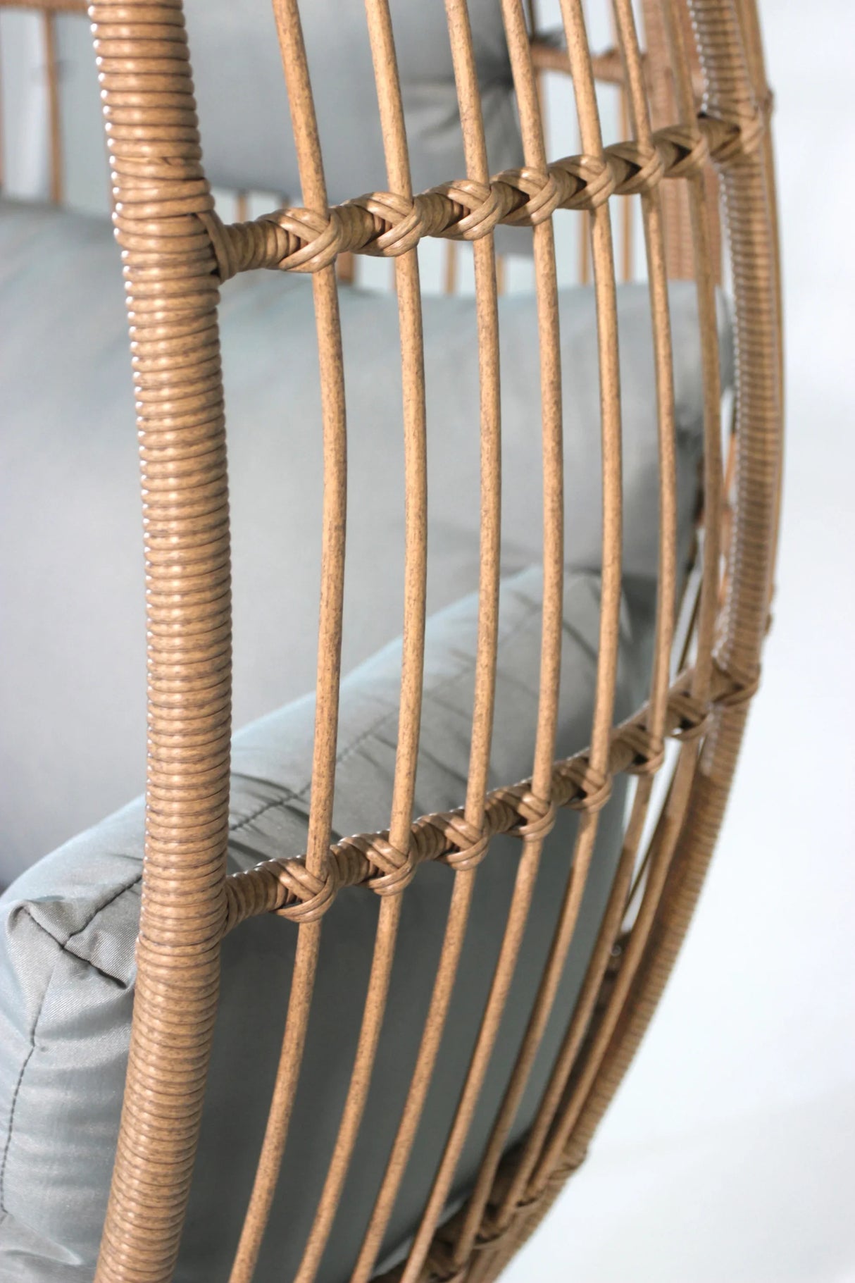 Outdoor Wicker Egg Chair And Footstool - Furniture Home Direct