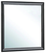 Elegant Traditional Wall Mirror - Black - Furniture Home Direct