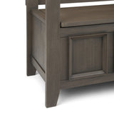 Amherst - Handcrafted Entryway Storage Bench - Furniture Home Direct
