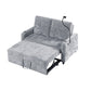 Modern Loveseat Pull Out Sofa Bed With Adjustable Backrest, Two Cup Holders, A Phone Holder, Three Charging Ports And Side Storage Pockets For Living Room - Furniture Home Direct