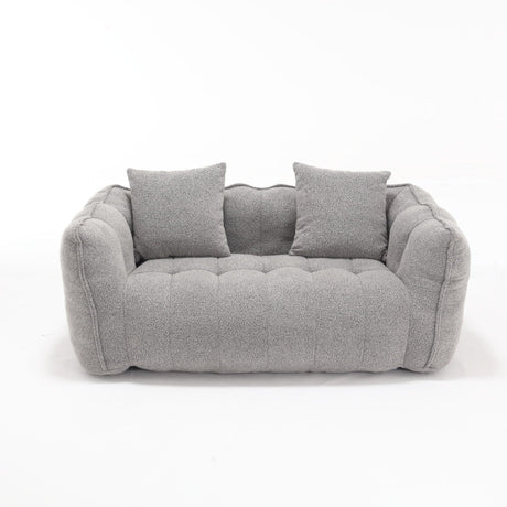 Cozy Beanbag Chair With High Resilience Foam Core For 2 - Furniture Home Direct