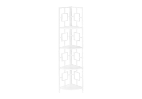 4 Tier Bookshelf, Bookcase, Etagere, Corner, For Office, Contemporary & Modern - Furniture Home Direct