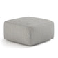 Nate - Handcrafted Square Pouf - Furniture Home Direct