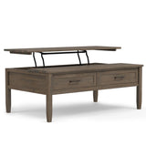 Ela - Lift Top Coffee Table - Smoky Brown - Furniture Home Direct