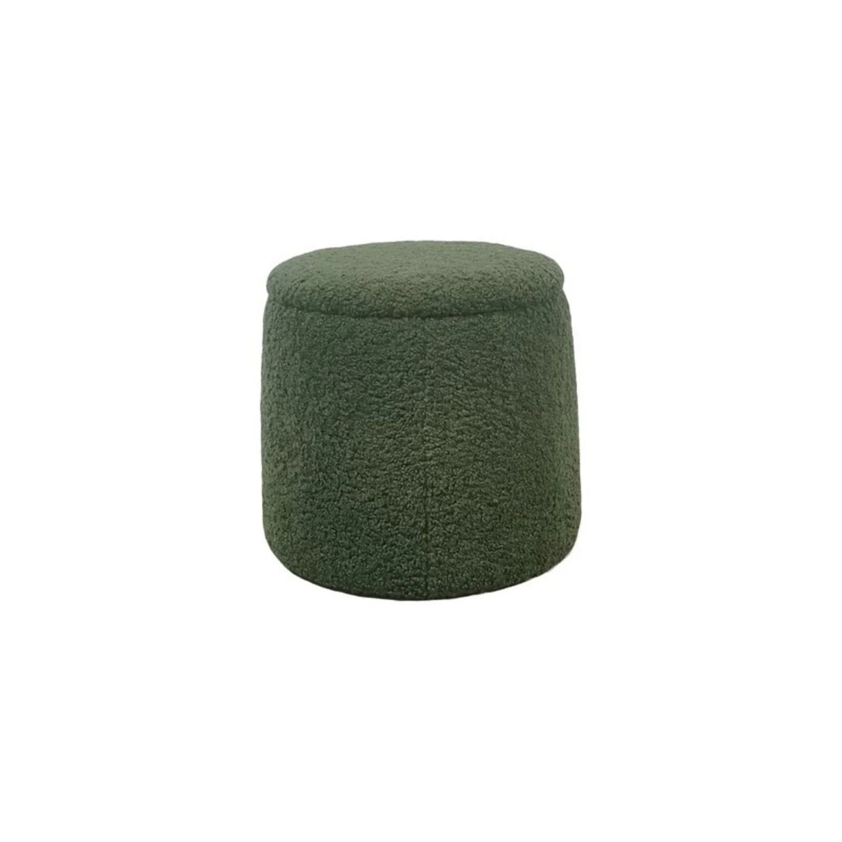 Elegant Round Storage Ottoman Upholstered - Furniture Home Direct