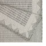 Sunshine - 2'7" X 7'3" Indoor, Outdoor Area Rug, Polypropylene - Silver - Furniture Home Direct