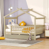 Creativity House Bed With Twin Size Trundle - Furniture Home Direct